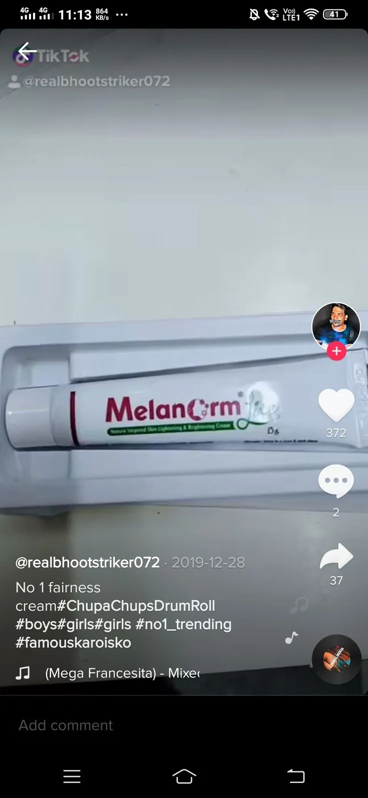 27432 skin whitening cream ingredients