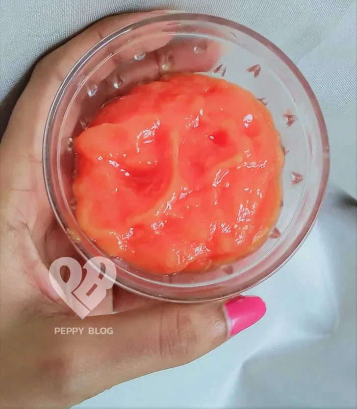 27556 papaya lemon mask
